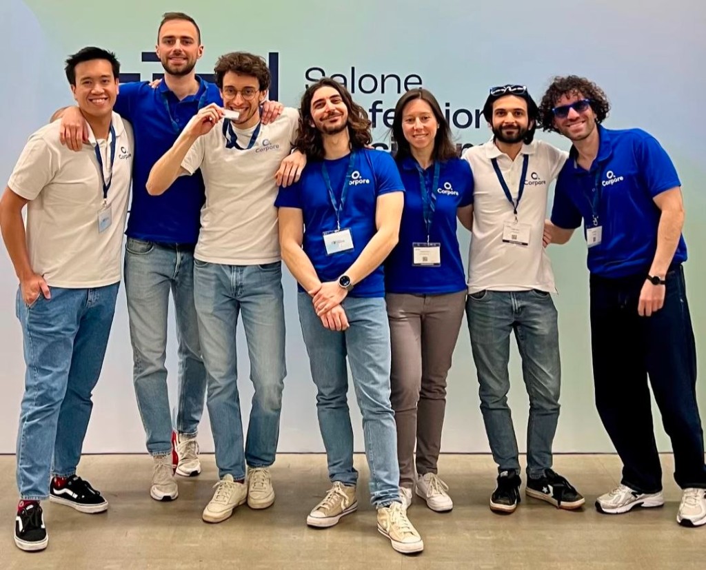 Il team Corpore al Salone